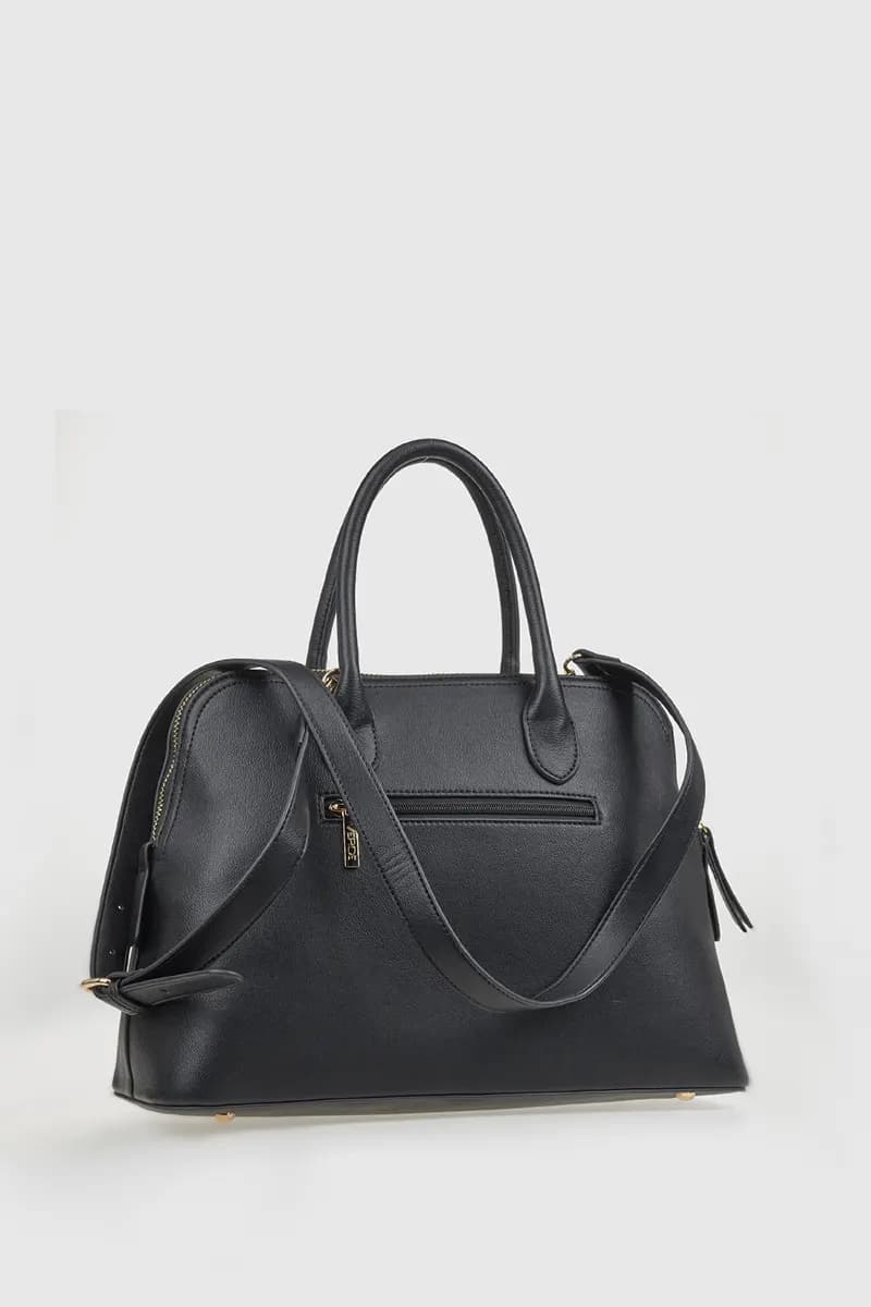 VERDE FASHION | Borsa tote in ecopelle dettaglio bassotto - 2