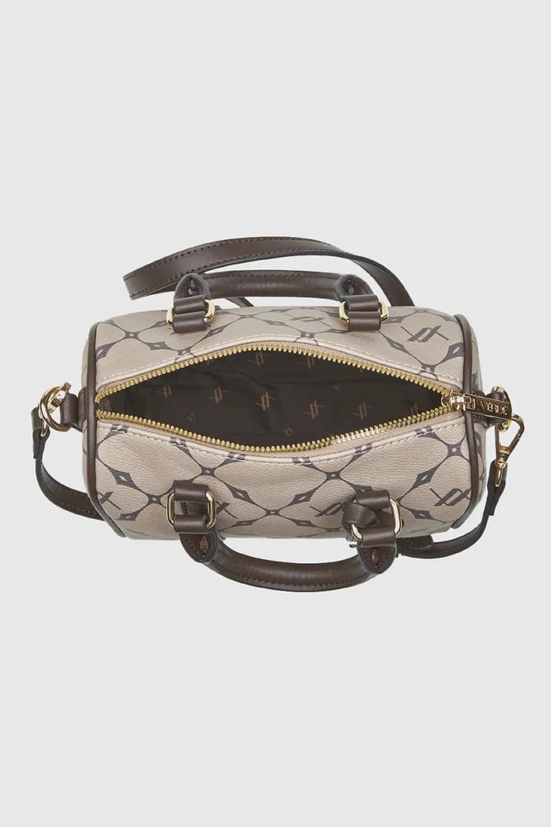 VERDE FASHION | Bauletto a tracolla con stampa geometrica logo - 3