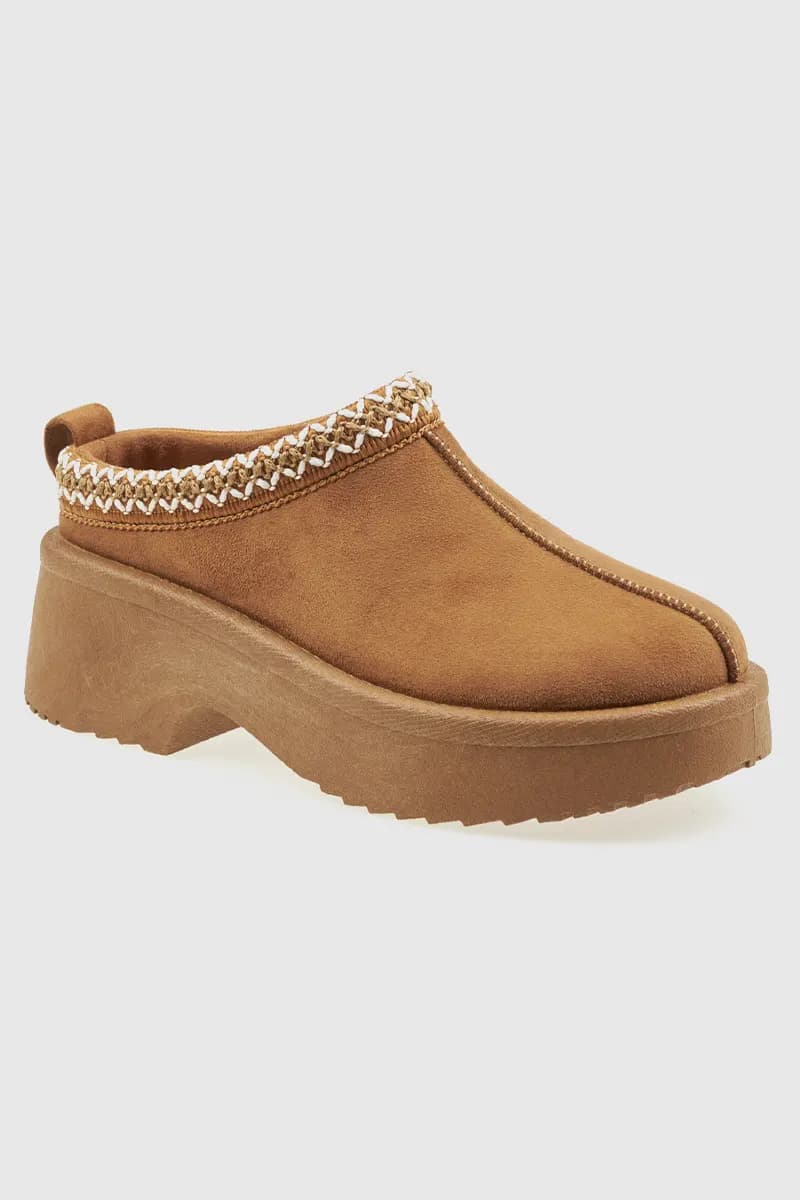 VERDE FASHION | Zoccoli sabot stile UGG - 5