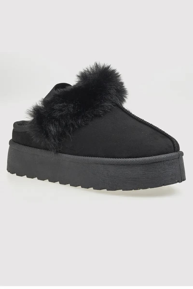 VERDE FASHION | Zoccoli sabot stile UGG con elastico dietro - 11