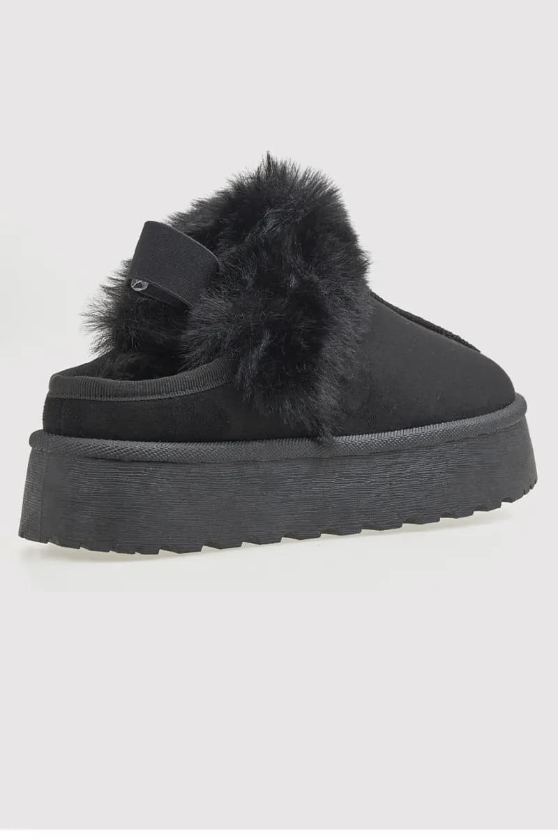 VERDE FASHION | Zoccoli sabot stile UGG con elastico dietro - 7