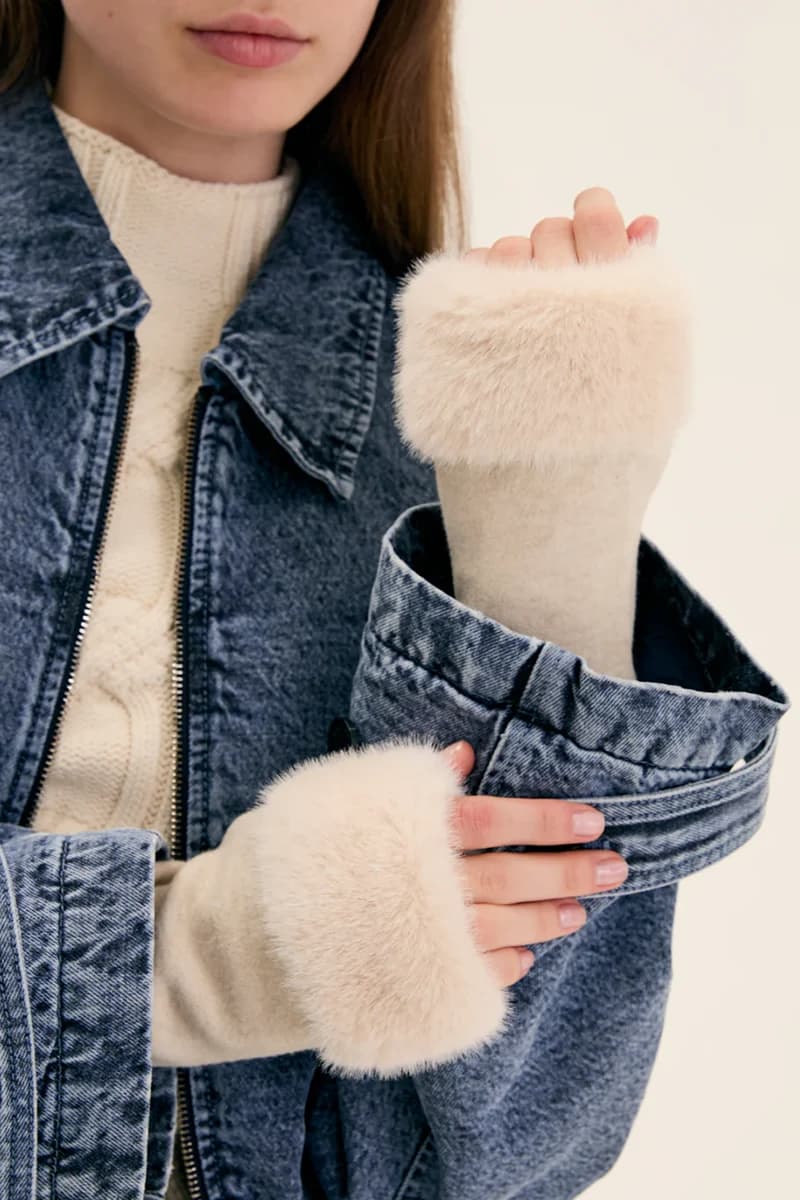 NALÌ | Guanti Furry Eco senza dita - 4