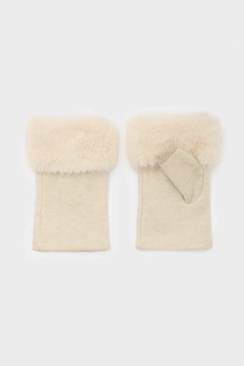NALÌ | Guanti Furry Eco senza dita - 3