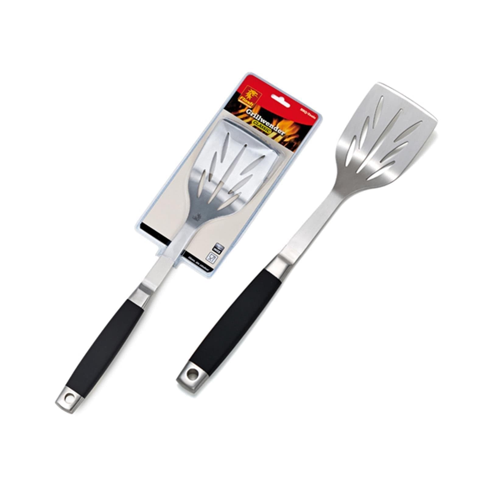 Accessori professionali per barbecue in acciaio Inox con manici isolanti - 4