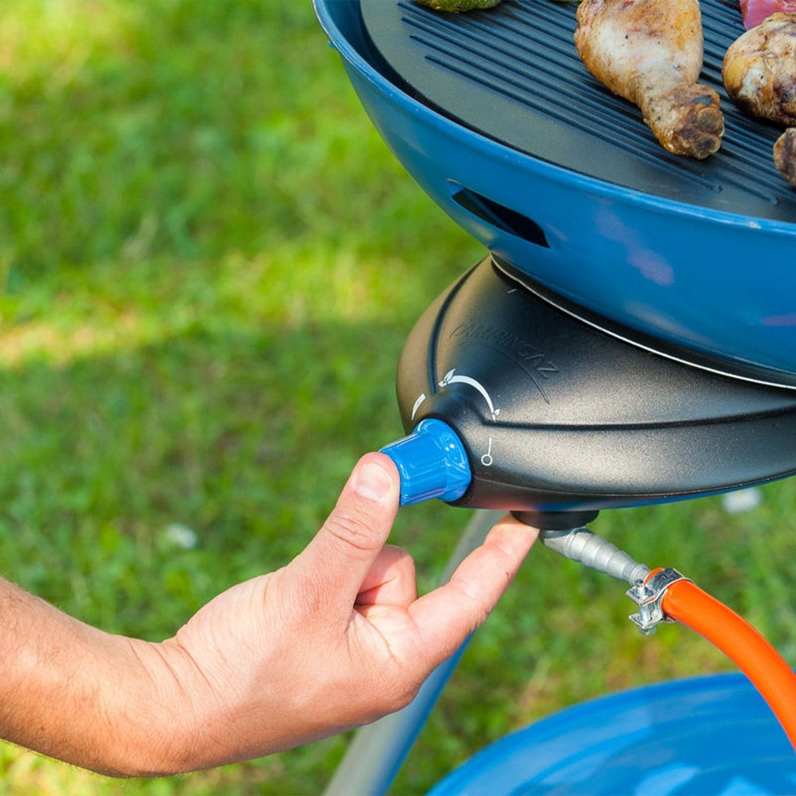 Fornello da campeggio "Party Grill 600" per viaggio trasportabile con griglia - 7