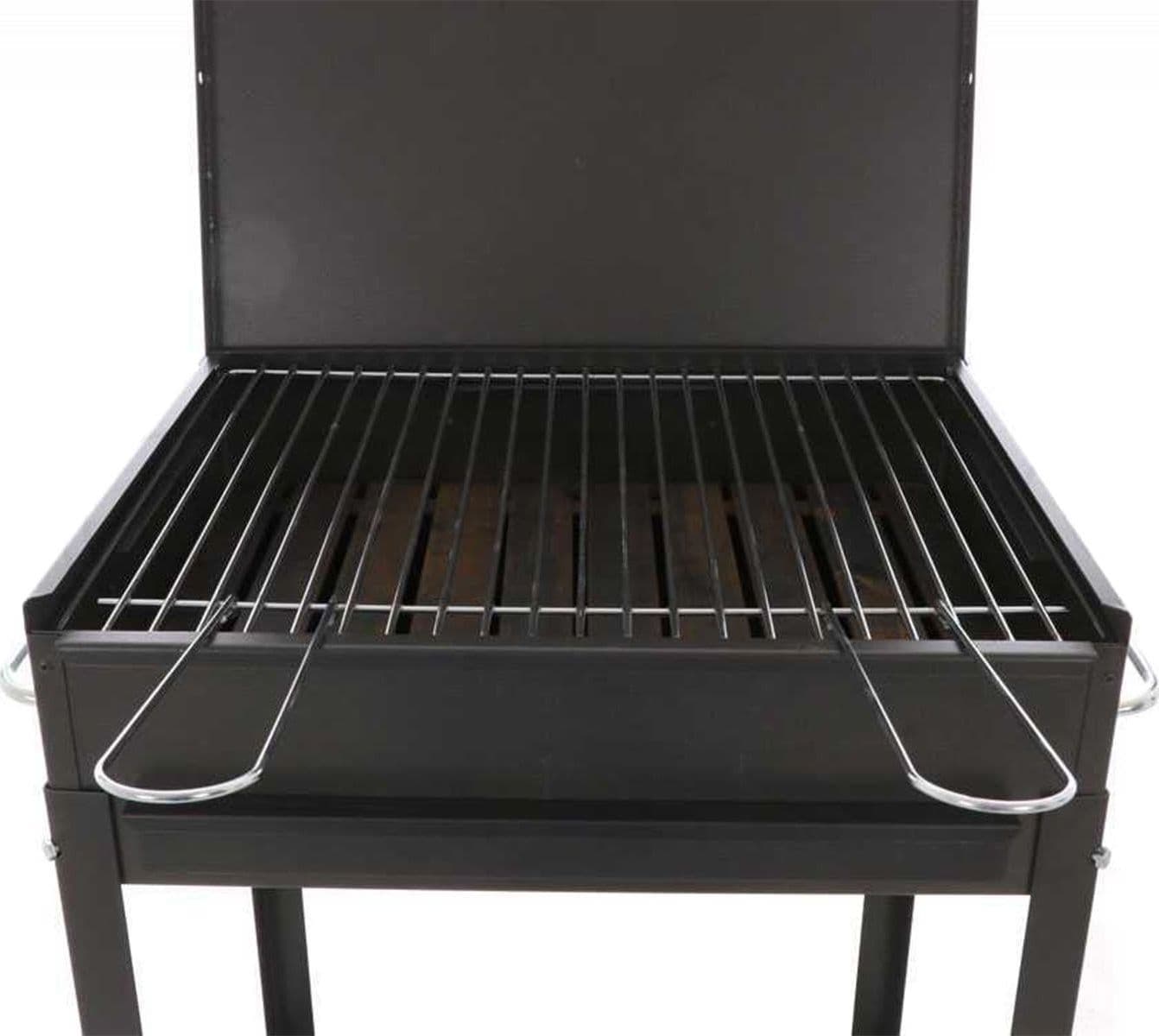 Barbecue a carbone "Stromboli" fornello con tappo e griglia regolabile Made in Italy - 6