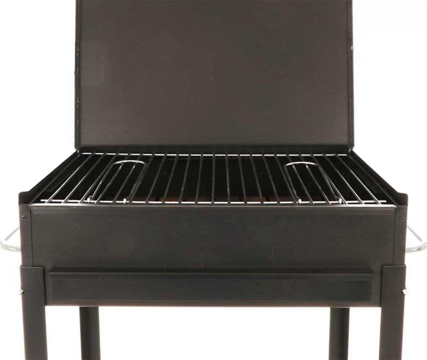 Barbecue a carbone "Stromboli" fornello con tappo e griglia regolabile Made in Italy - 7