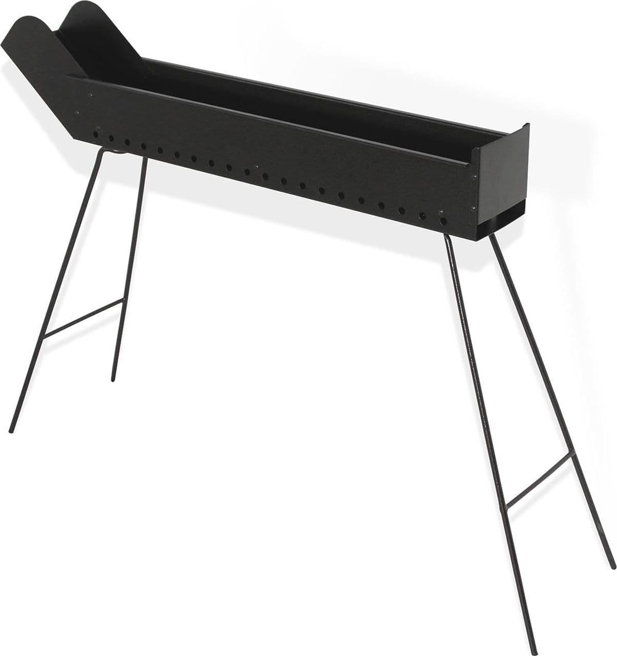 Barbecue cuoci arrosticini bbq fornacella per spiedini di carne e pesce - 4