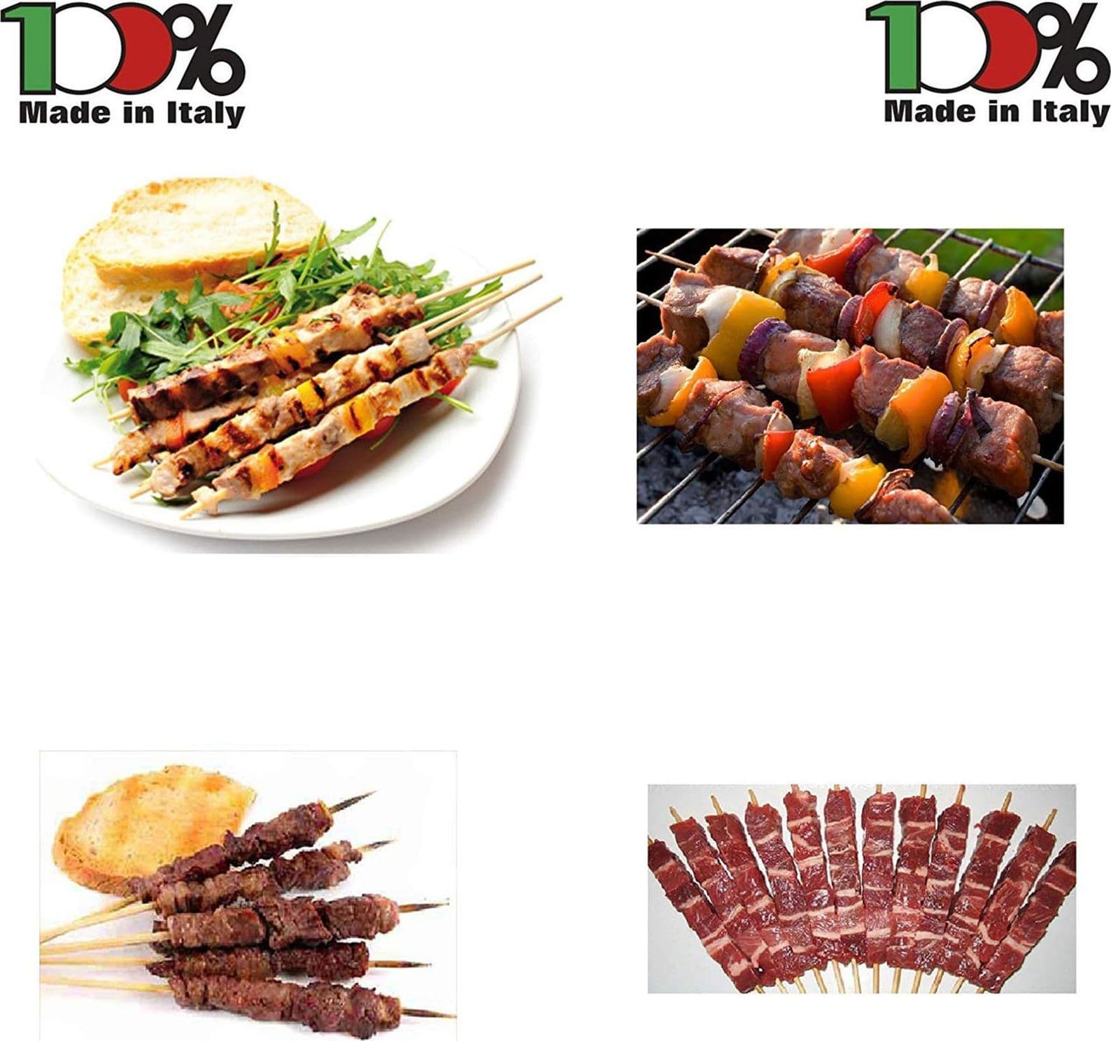 Barbecue cuoci arrosticini bbq fornacella per spiedini di carne e pesce - 3