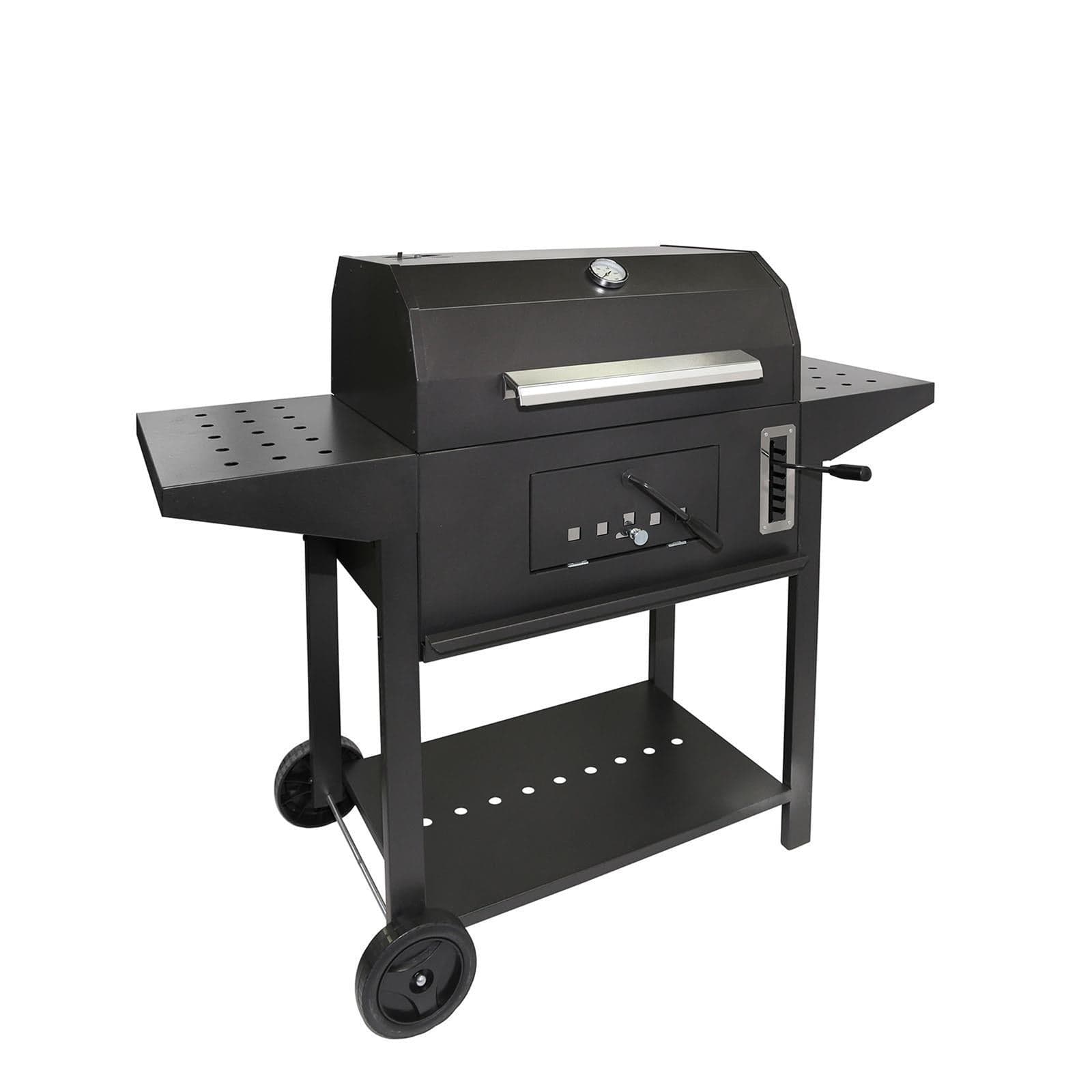 Barbecue a carbone "Teseo" fornello con griglia Regolabile e tappo 127 x 70 cm "Made in Itay" - 2