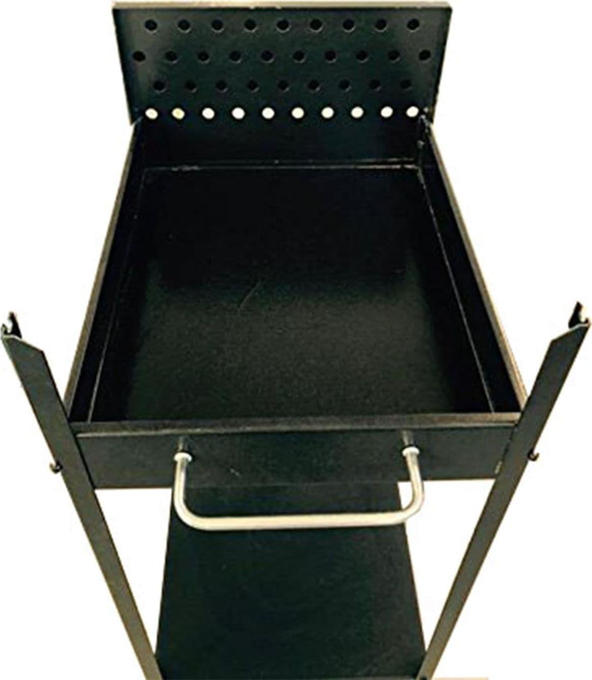 Fornace barbecue acciaio artigianale 40 x 55 fornello carboni con tappo tipo pesante - 3