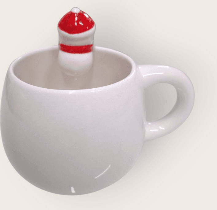 i-Total - Tazza in Cermica con Charm Pupazzo di neve Natale (XL2525I) - 2