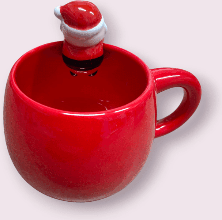 i-Total - Tazza in Cermica con Charm Babbo Natale (XL2525G) - 2
