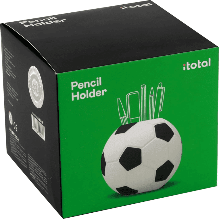 i-Total - Organizer da Scrivania per Penne e Accessori tema Pallone da calcio (XL3034B) - 5