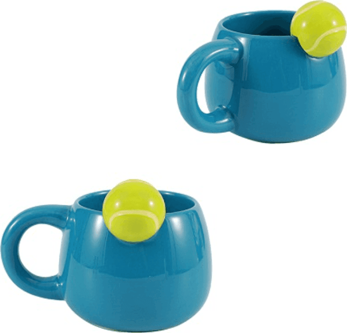 i-Total - Tazza in ceramica con charm Pallina da Tennis (XL2525L) - 2