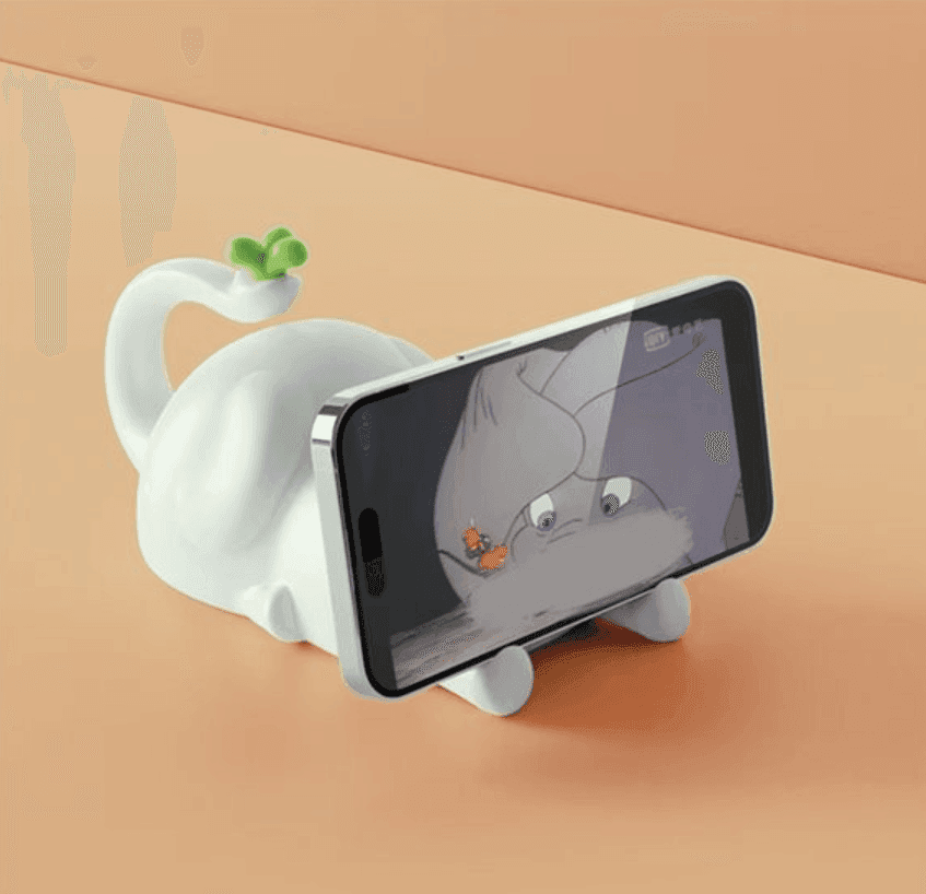 Olli - Lampada Luce Notturna in Silicone Chibi Friends Elefante - 2