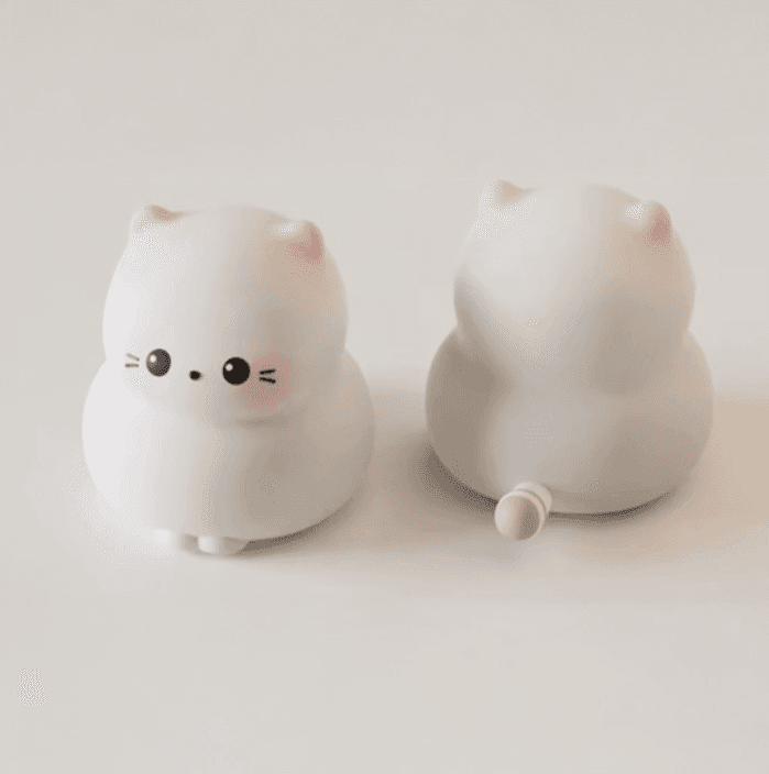 Olli - Lampada Luce Notturna in Silicone Chibi Friends Gattino - 3
