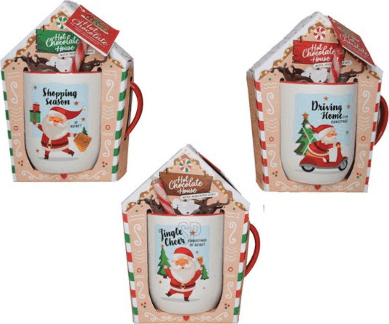 Tazza Natale con Cioccolata Calda e Marshmallows