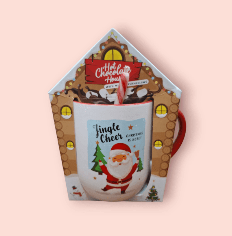 Tazza Natale con Cioccolata Calda e Marshmallows - 3