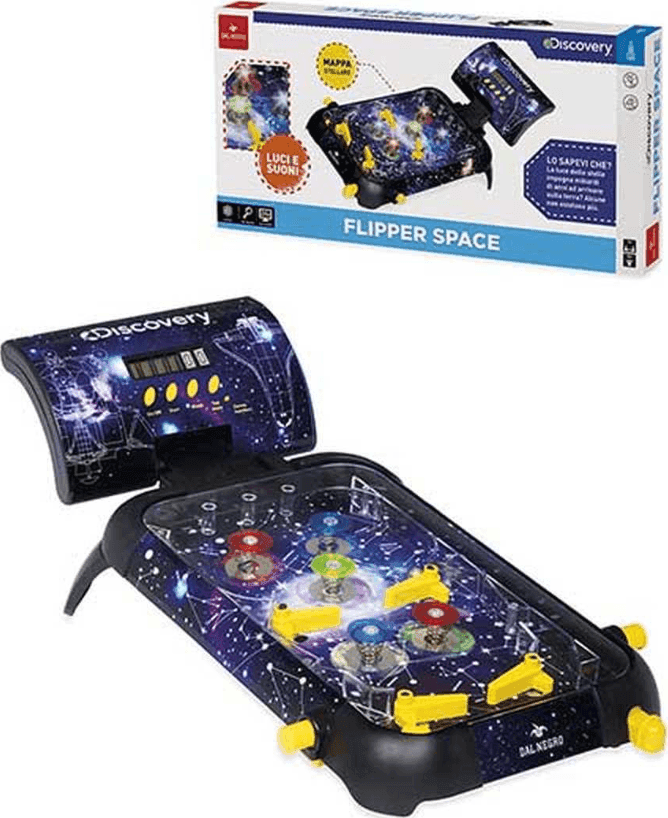 Dal Negro - Gioco Space Flipper elettronico da tavolo dotato di luci e suoni