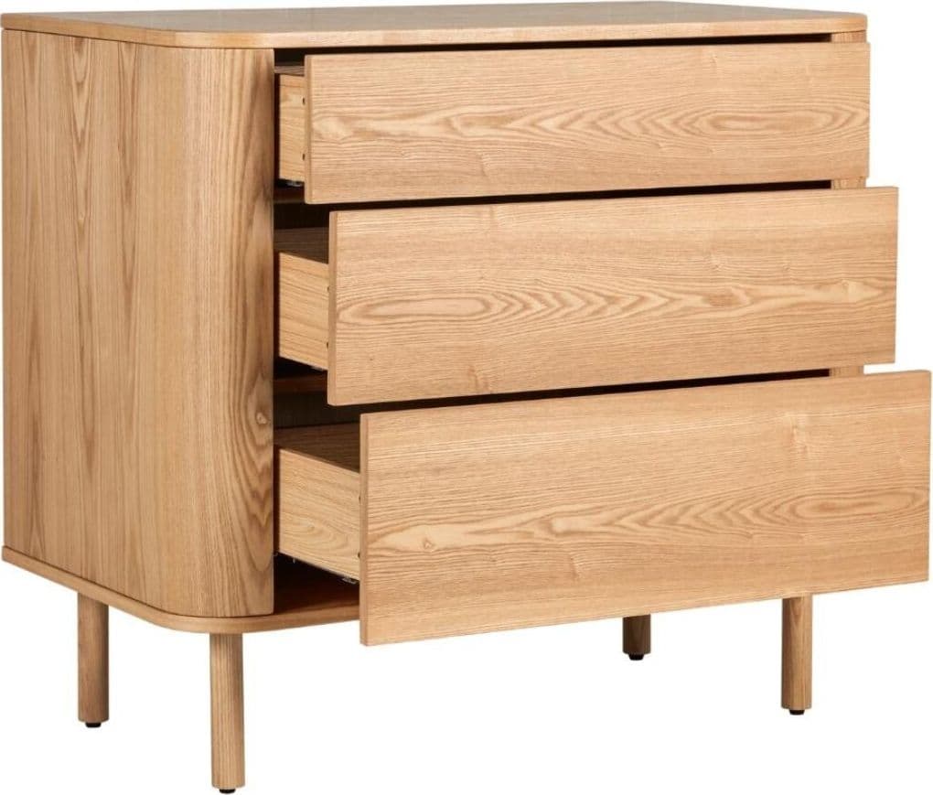 Cassettiera Quax Yume con 3 cassetti - Natural Ash - 3