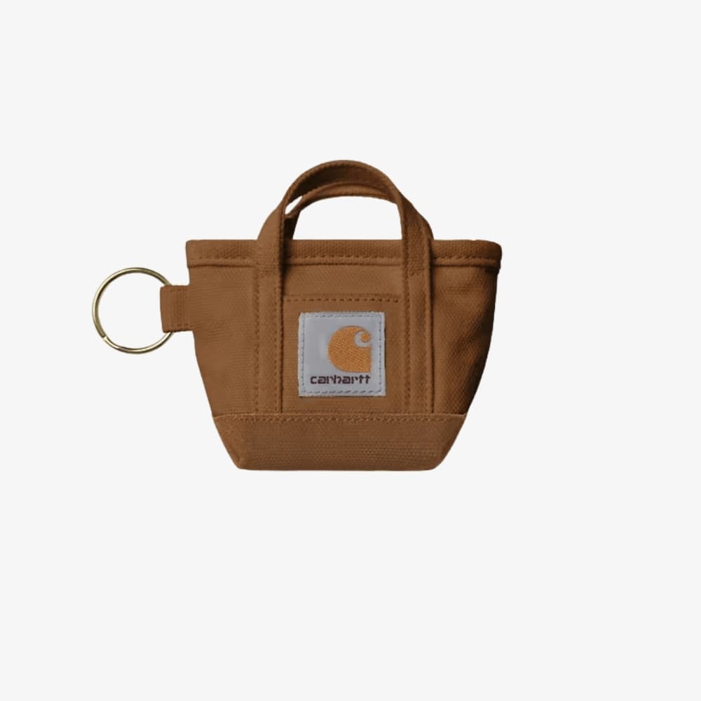 Portachiavi Carhartt Mini Tote Bag Hamilton Brown - 2