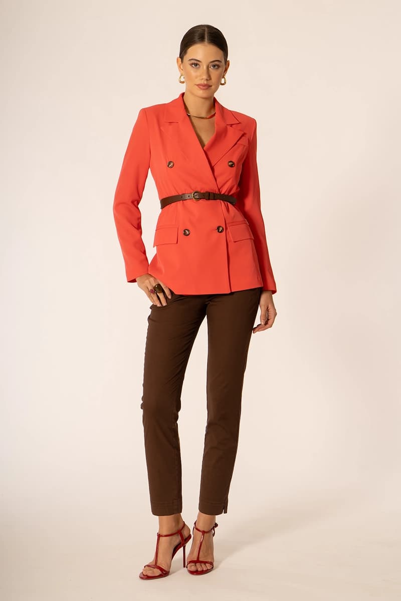 Pantalone chinos in cotone elasticizzato | NO-NA' - 5