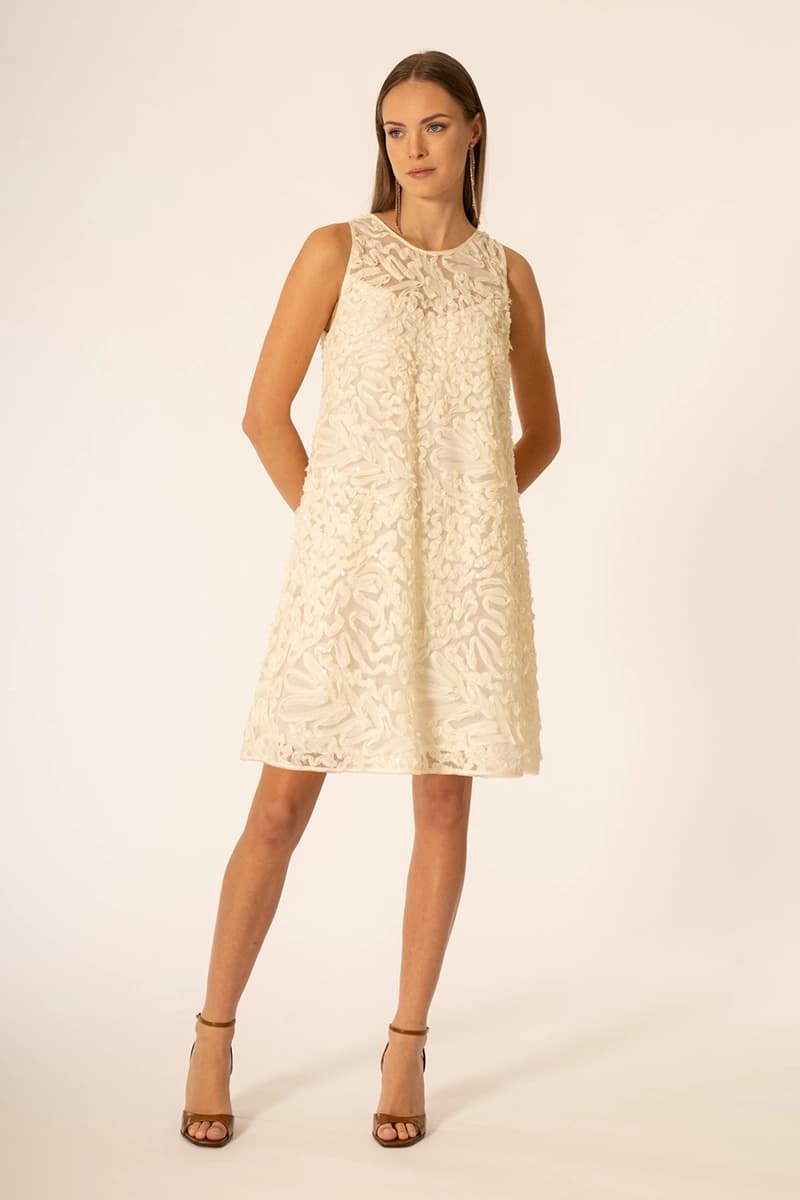 Abito ad A donna con micropaillettes | NO-NA' - 3