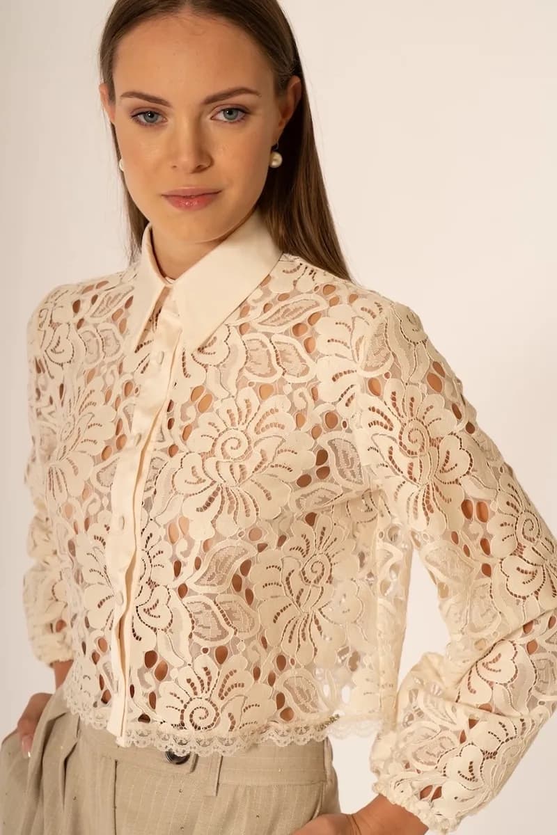 Camicia donna in pizzo | NO-NA' - 3