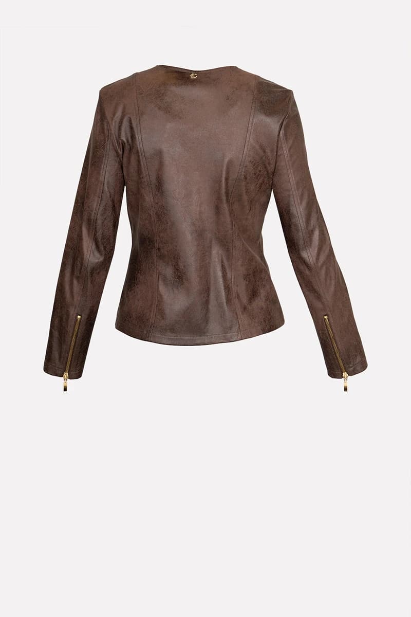 Giacca ecopelle con zip | SISTE'S - 3