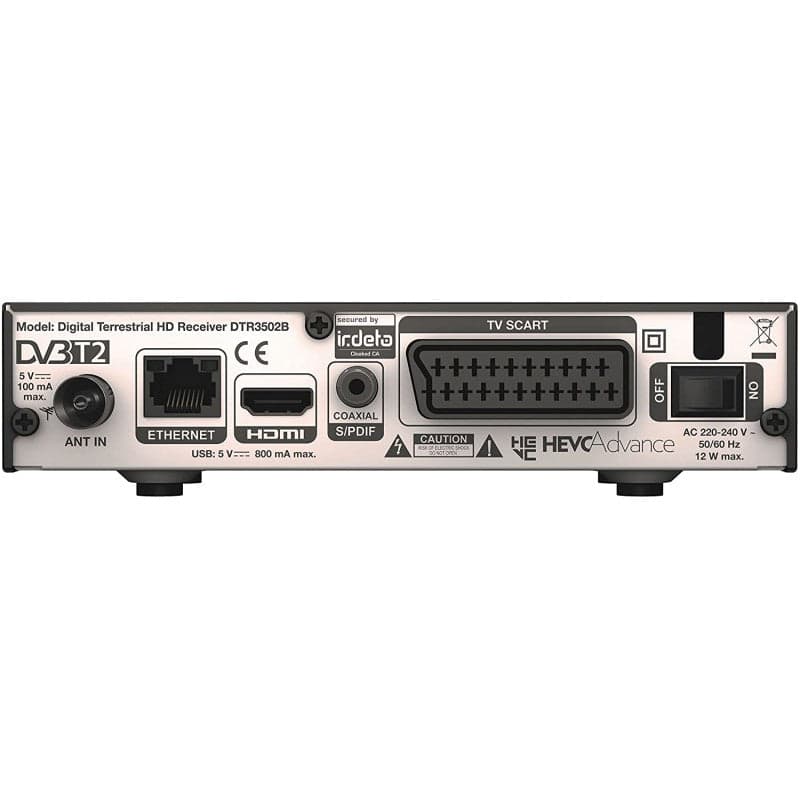 Digitale terrestre decoder Philips DVB-T2 per aggiornamento HD - 3