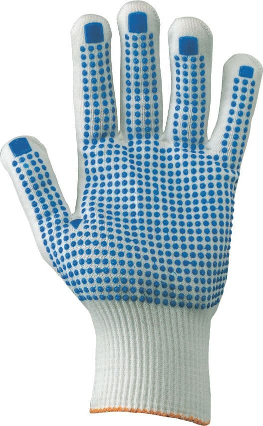 Guanti da lavoro con dorso aggrappante e polsino elastico a filo continuo TG 10 - 3