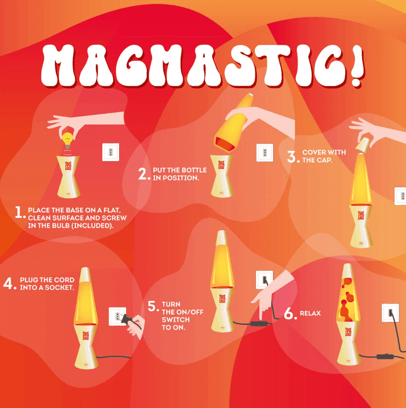 Legami - Lampada Lava Gold - Magmastic! (LAV0001) - 3
