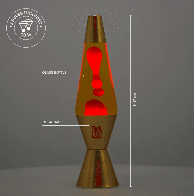 Legami - Lampada Lava Gold - Magmastic! (LAV0001) - 4
