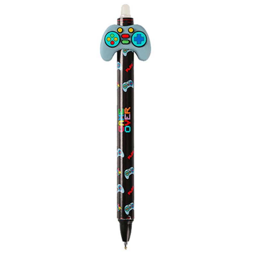 i-Total - Penna cancellabile a scatto Let's Play 3D di colore blu (XL1839K)