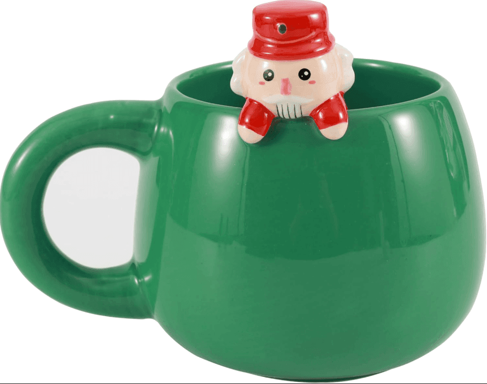 i-Total - Tazza in Cermica con Charm Schiaccianoci Natale (XL2525H)