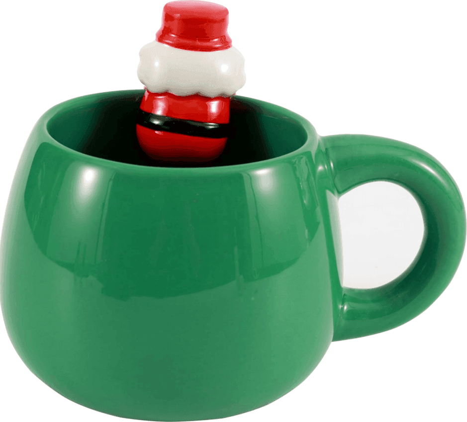 i-Total - Tazza in Cermica con Charm Schiaccianoci Natale (XL2525H) - 3