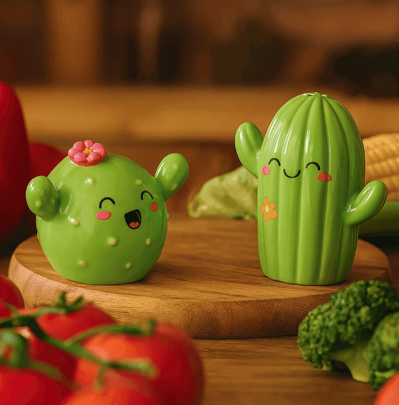 Legami - Set Sale e Pepe in Ceramica - Salt & Pepper - Cactus (SAP0003) - 4