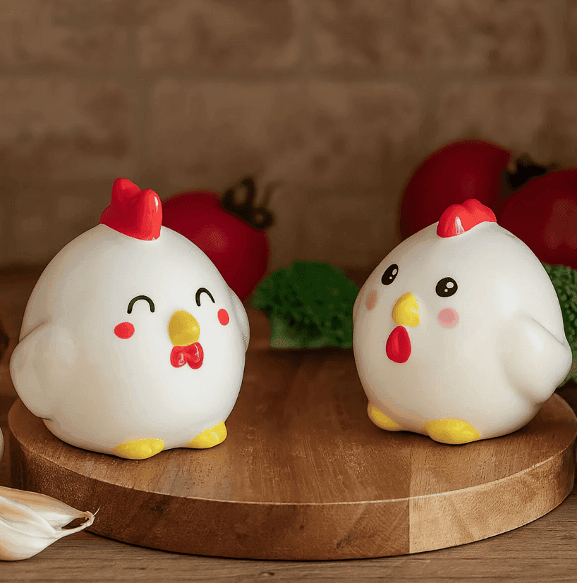Legami - Set Sale e Pepe in Ceramica - Salt & Pepper - Gallina (SAP0002) - 4