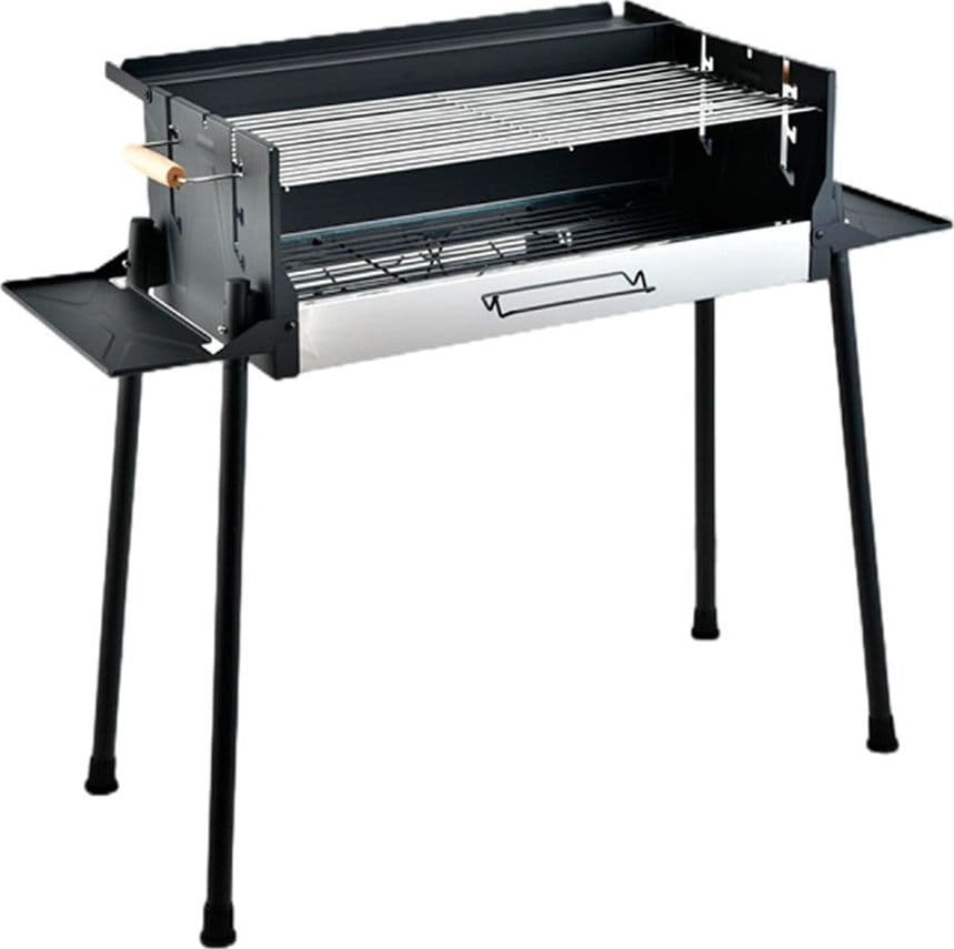 BARBECUE A CARBONE PORTATILE STACCABILE GRIGLIA PER PICNIC GIARDINI CAMPEGGIO FESTE 638960 - 1