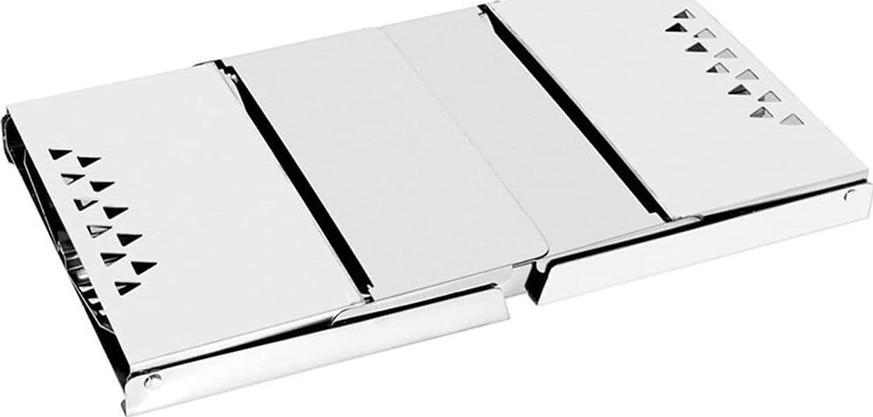 BARBECUE GRIGLIA IN ACCIAIO PIEGHEVOLE PER PICNIC CAMPEGGIO A CARBONE PORTATILE 638963 - 3