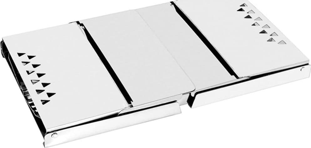 BARBECUE GRIGLIA IN ACCIAIO PIEGHEVOLE PER PICNIC CAMPEGGIO A CARBONE PORTATILE 638963 - 3