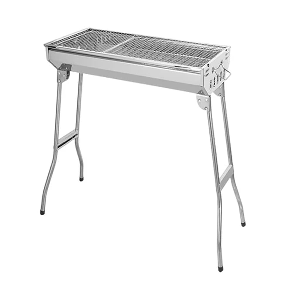 BARBECUE GRILL PORTATILE PIEGHEVOLE A CARBONE CAMPEGGIO ESCURSIONI PICNIC GIARDINO 638964 - 4