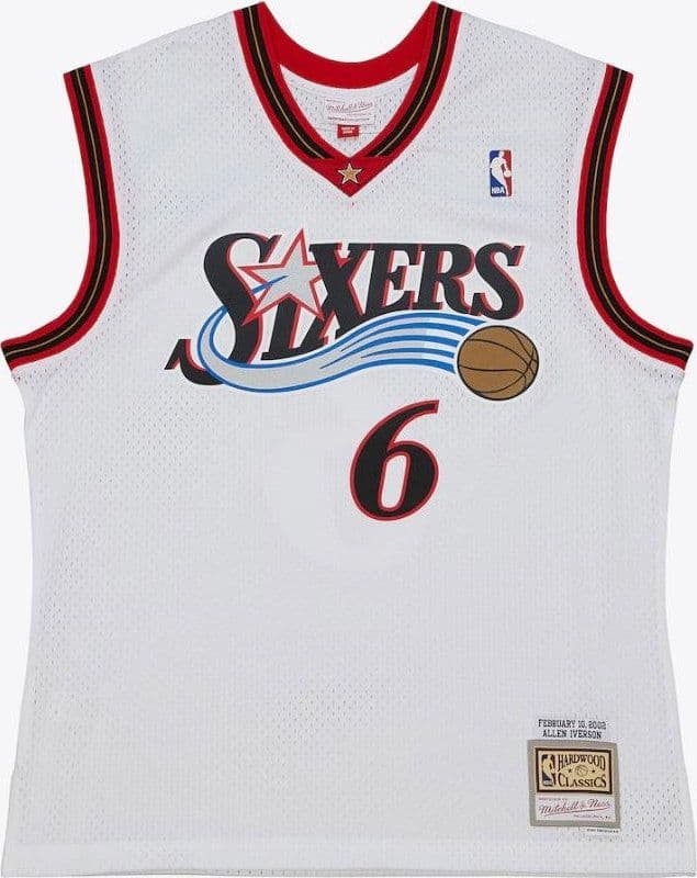 Tank Top Mitchell & Ness Swingman Jersey Phila 76ERS 2000 Iverson White - 4