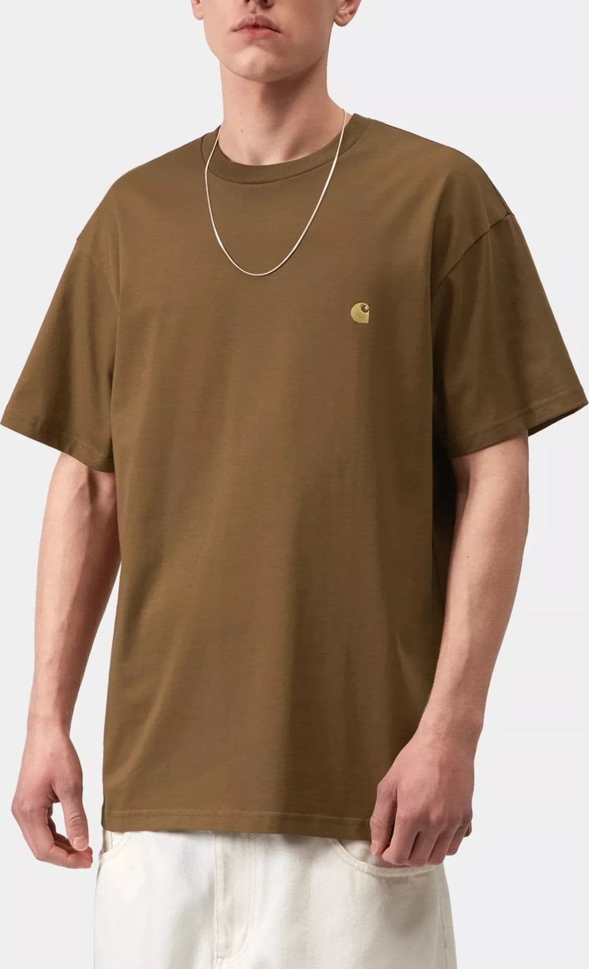 T Shirt Carhartt Chase SS Hamilton Brown - 3