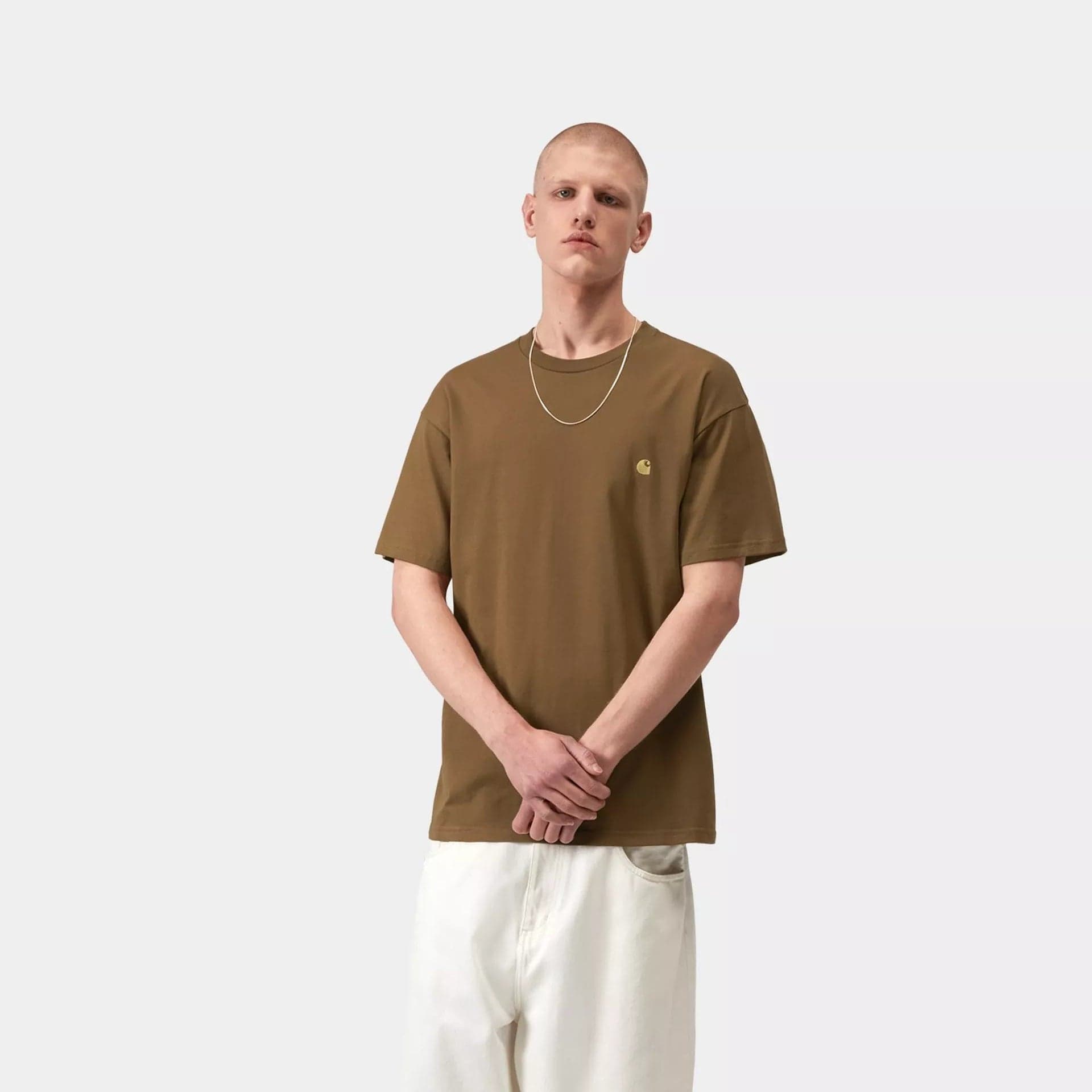 T Shirt Carhartt Chase SS Hamilton Brown - 5