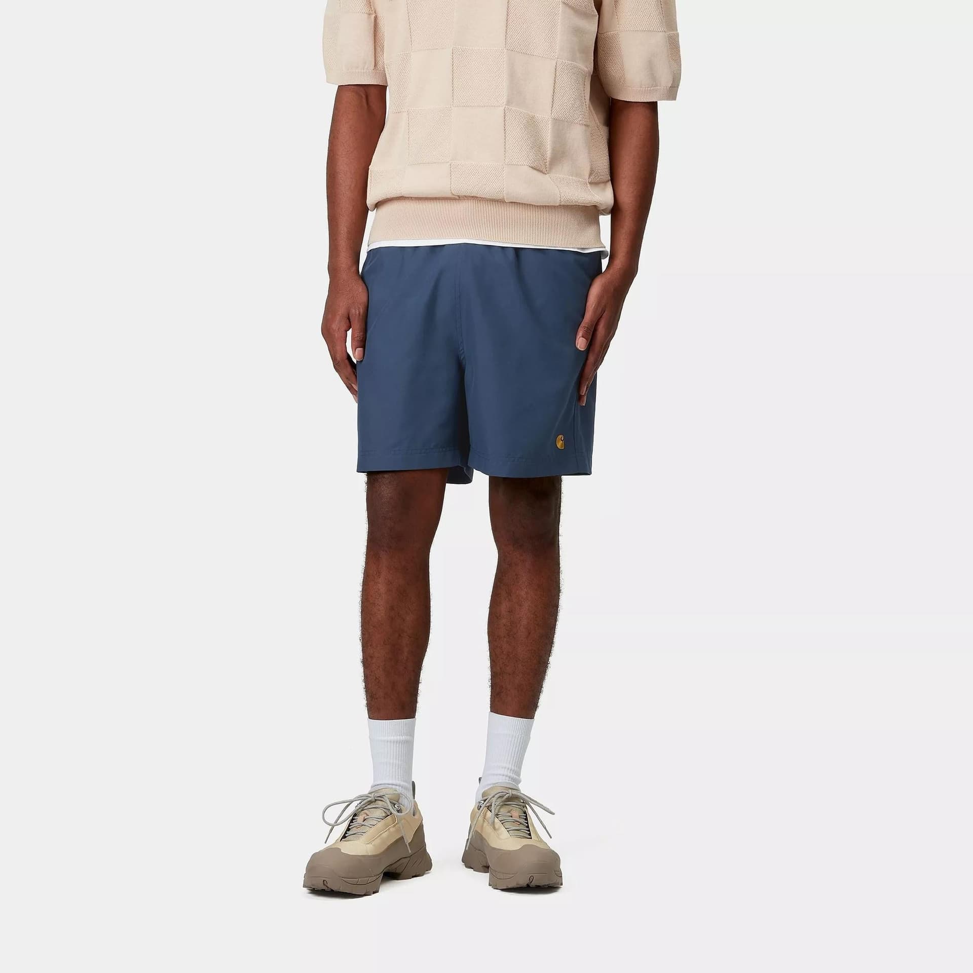 Costume Carhartt Chase Swim Trunks dusky blue gold - 3
