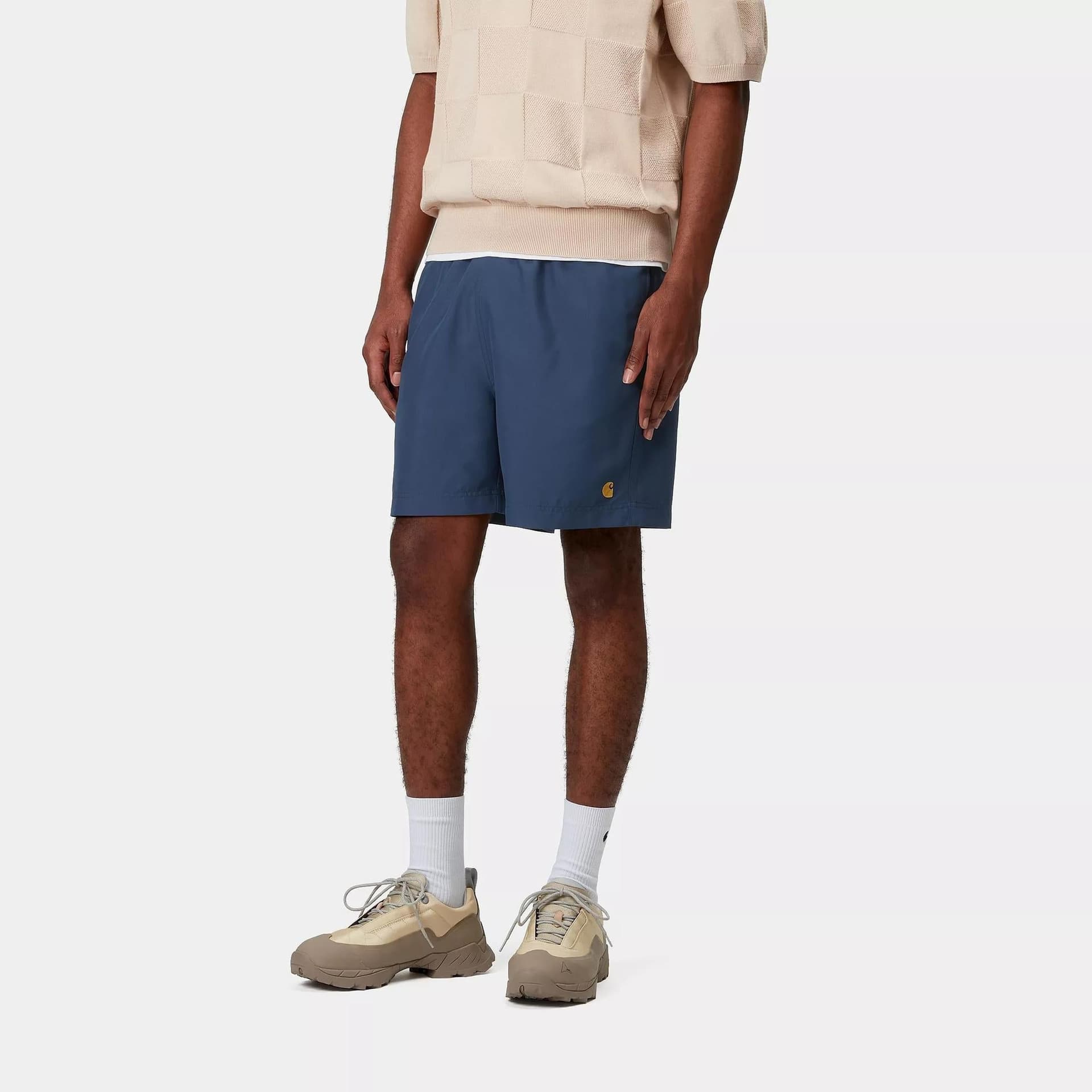 Costume Carhartt Chase Swim Trunks dusky blue gold - 4