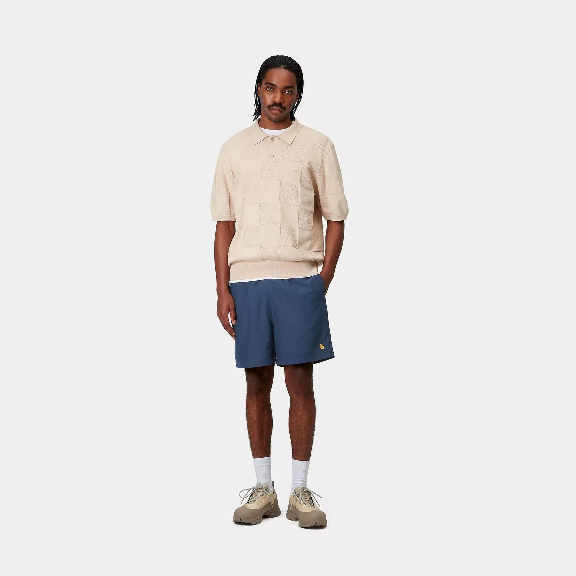 Costume Carhartt Chase Swim Trunks dusky blue gold - 6