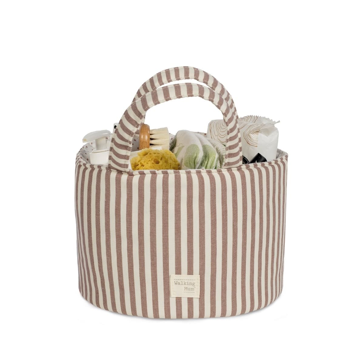 Cestino Organizer Home Pasito a Pasito WM Praliné Strisce Moka - 2